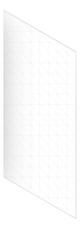 3D Documentation Image of Panel Acoustic AutexUK Groove V3 HalfSpaced Caspian