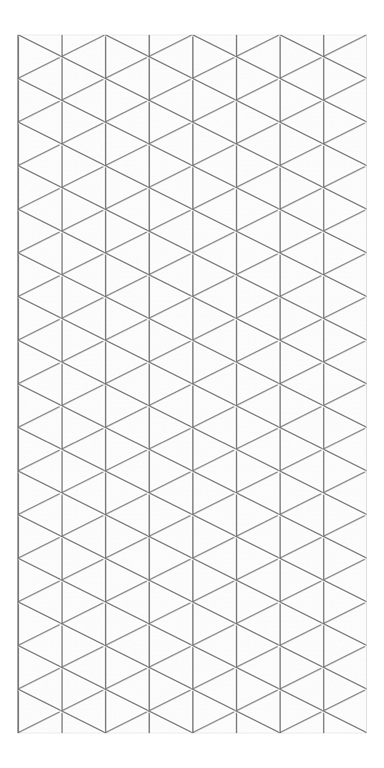 Front Image of Panel Acoustic AutexUK Groove V3 HalfSpaced Pavilion