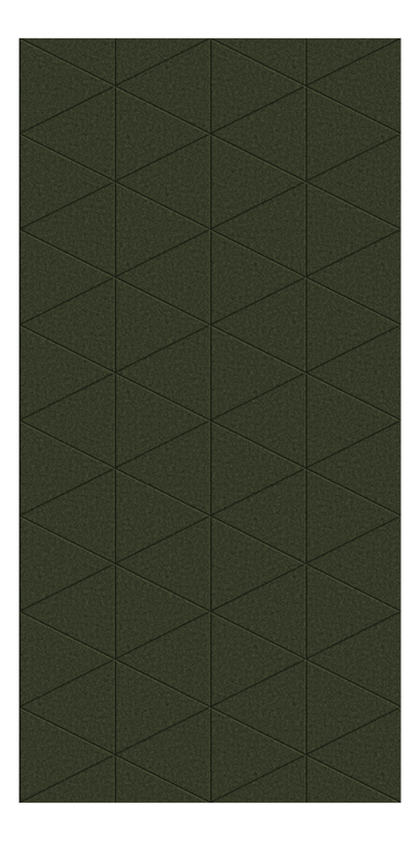 Front Image of Panel Acoustic AutexUK Groove V3 TypicalSpaced Gherkin