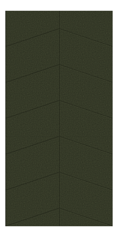 Front Image of Panel Acoustic AutexUK Groove V4 DoubleSpaced Gherkin