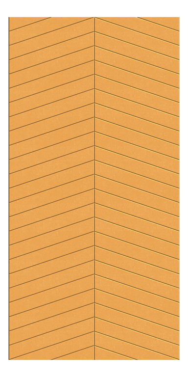 Front Image of Panel Acoustic AutexUK Groove V4 HalfSpaced Senado