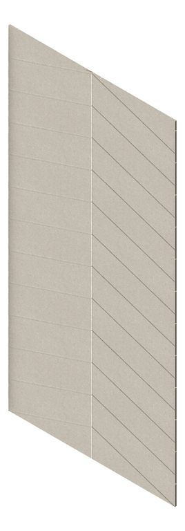 3D Presentation Image of Panel Acoustic AutexUK Groove V4 TypicalSpaced Opera