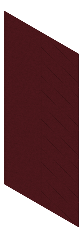 3D Presentation Image of Panel Acoustic AutexUK Groove V4 TypicalSpaced Sargazo
