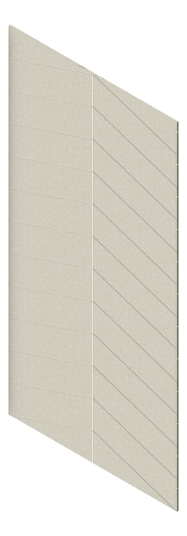 3D Presentation Image of Panel Acoustic AutexUK Groove V4 TypicalSpaced Terrace