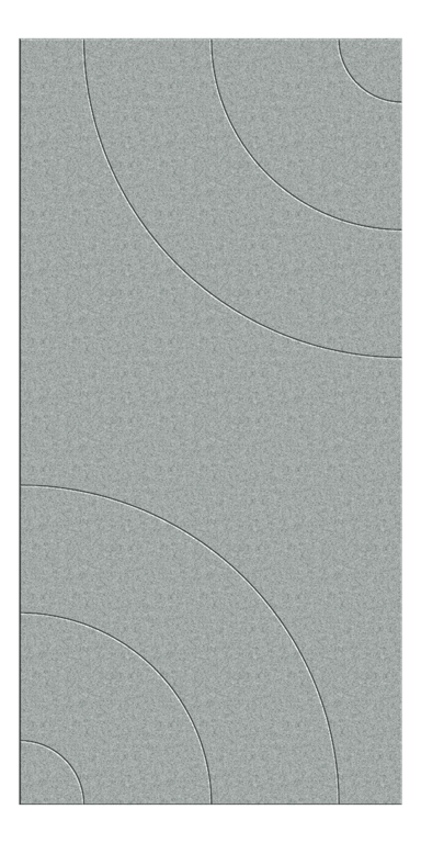 Front Image of Panel Acoustic AutexUK Groove V5 DoubleSpaced Flatiron