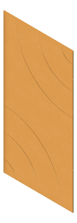 3D Presentation Image of Panel Acoustic AutexUK Groove V5 DoubleSpaced Senado