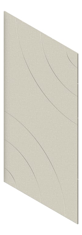 3D Presentation Image of Panel Acoustic AutexUK Groove V5 DoubleSpaced Terrace