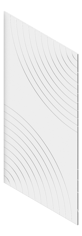 3D Presentation Image of Panel Acoustic AutexUK Groove V5 HalfSpaced Pavilion