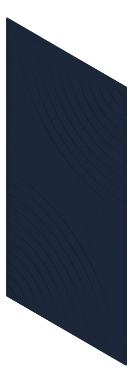 3D Presentation Image of Panel Acoustic AutexUK Groove V5 HalfSpaced Pinnacle