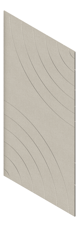 3D Presentation Image of Panel Acoustic AutexUK Groove V5 TypicalSpaced Opera