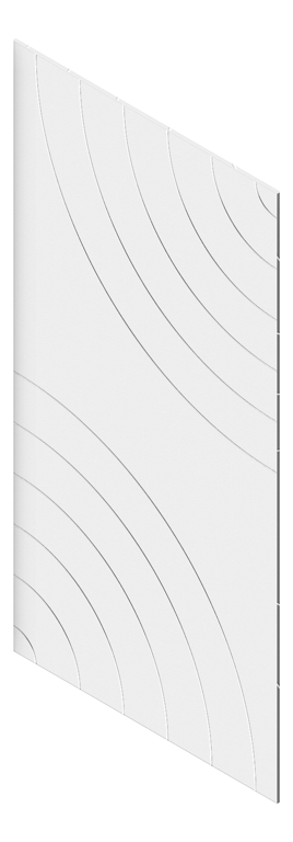 3D Presentation Image of Panel Acoustic AutexUK Groove V5 TypicalSpaced Pavilion