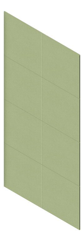 3D Presentation Image of Panel Acoustic AutexUK Groove V6 DoubleSpaced Acros