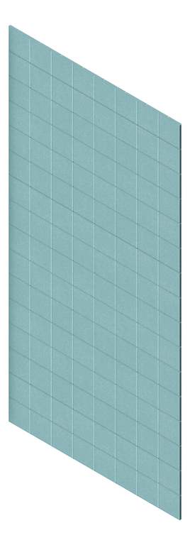 3D Presentation Image of Panel Acoustic AutexUK Groove V6 HalfSpaced FallingWater