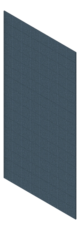 3D Presentation Image of Panel Acoustic AutexUK Groove V6 HalfSpaced Muralla