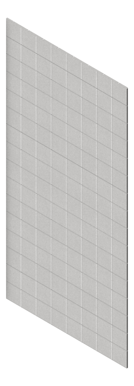 3D Presentation Image of Panel Acoustic AutexUK Groove V6 HalfSpaced Savoye