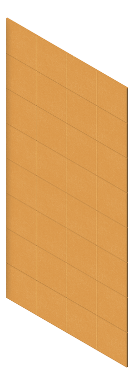 3D Presentation Image of Panel Acoustic AutexUK Groove V6 TypicalSpaced Senado