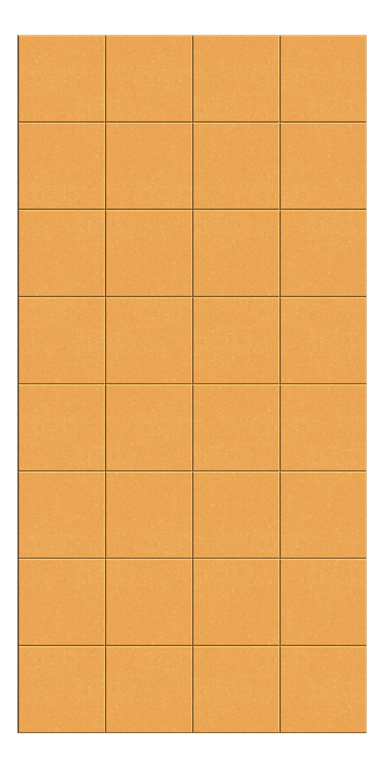 Front Image of Panel Acoustic AutexUK Groove V6 TypicalSpaced Senado