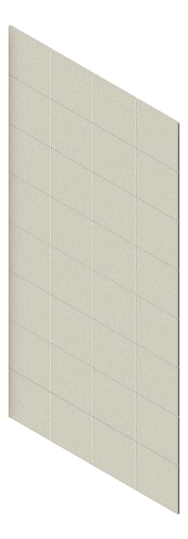 3D Presentation Image of Panel Acoustic AutexUK Groove V6 TypicalSpaced Terrace