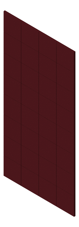 3D Presentation Image of PanelArray Acoustic AutexUK Groove V6