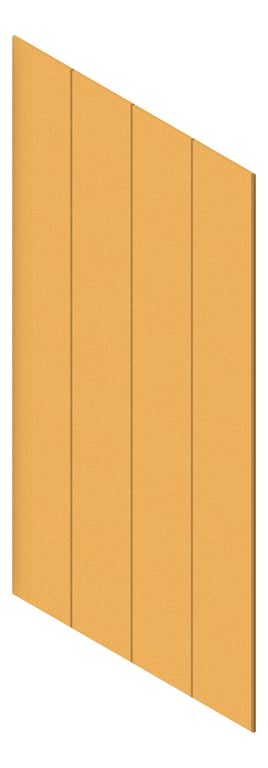 3D Presentation Image of Panel Acoustic AutexUK Lanes Plane Beehive