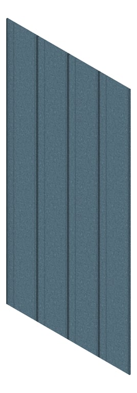 3D Presentation Image of Panel Acoustic AutexUK Lanes Sawtooth Muralla