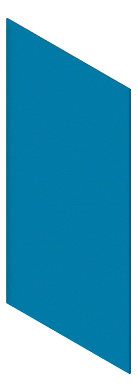 3D Presentation Image of Fabric Acoustic AutexUK Vertiface ElectricBlue
