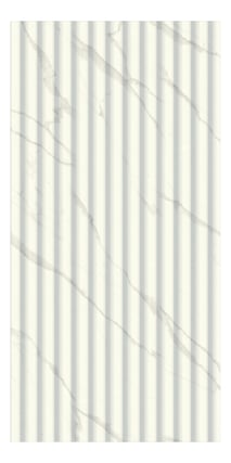 Front Image of Verve Flute Statuario Autex UK
