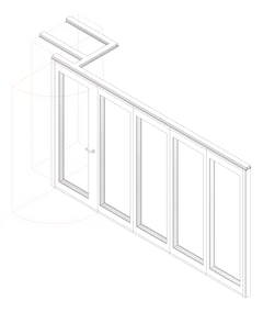 3D Documentation Image of OperableWall RemoteStack Bildspec Konnect