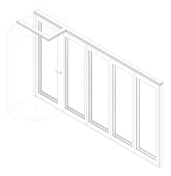 3D Documentation Image of OperableWall SideStack Bildspec Konnect