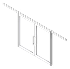 3D Shaded Image of Door Sliding Bildspec Moove BiParting