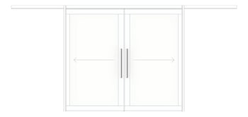 Front Image of Door Sliding Bildspec Moove BiParting