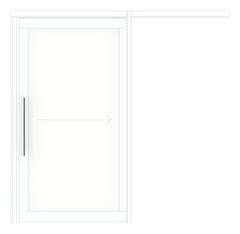 Front Image of Door Sliding Bildspec Moove Single