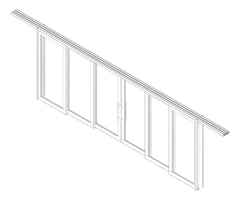 3D Documentation Image of Door Sliding Bildspec Moove TripleBiParting
