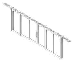 3D Shaded Image of Door Sliding Bildspec Moove TripleBiParting