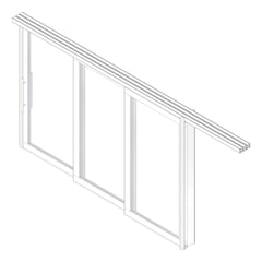 3D Documentation Image of Door Sliding Bildspec Moove Triple