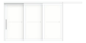 Front Image of Door Sliding Bildspec Moove Triple