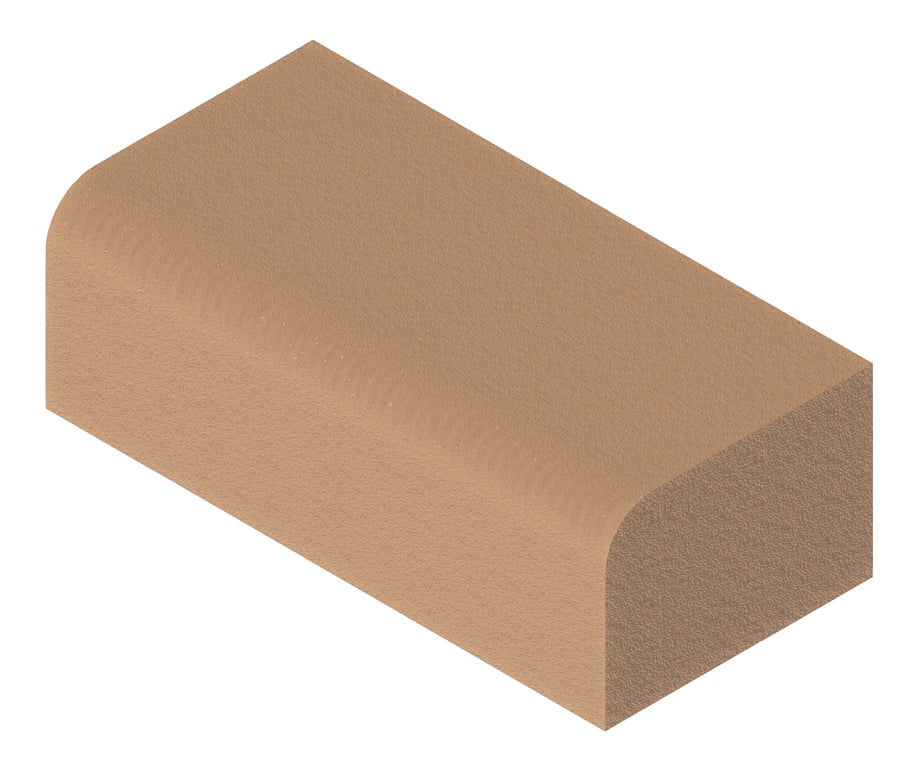 Image of Masonry Brick Brickworks BowralBricks Bullnose Baby Stretcher