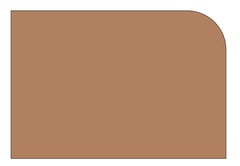Left Image of Masonry Brick Brickworks BowralBricks Bullnose Baby Stretcher
