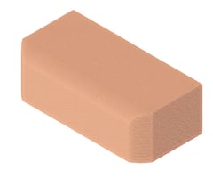 3D Presentation Image of Masonry Brick Brickworks BowralBricks Bullnose Double ExternalReturn