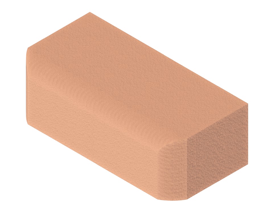 Image of Masonry Brick Brickworks BowralBricks Bullnose Double ExternalReturn