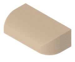 3D Presentation Image of Masonry Brick Brickworks BowralBricks Bullnose Single ExternalReturnLeft