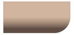 Plan Image of Masonry Brick Brickworks BowralBricks Bullnose Single ExternalReturnLeft