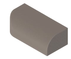 3D Presentation Image of Masonry Brick Brickworks BowralBricks Bullnose Single ExternalReturnRight