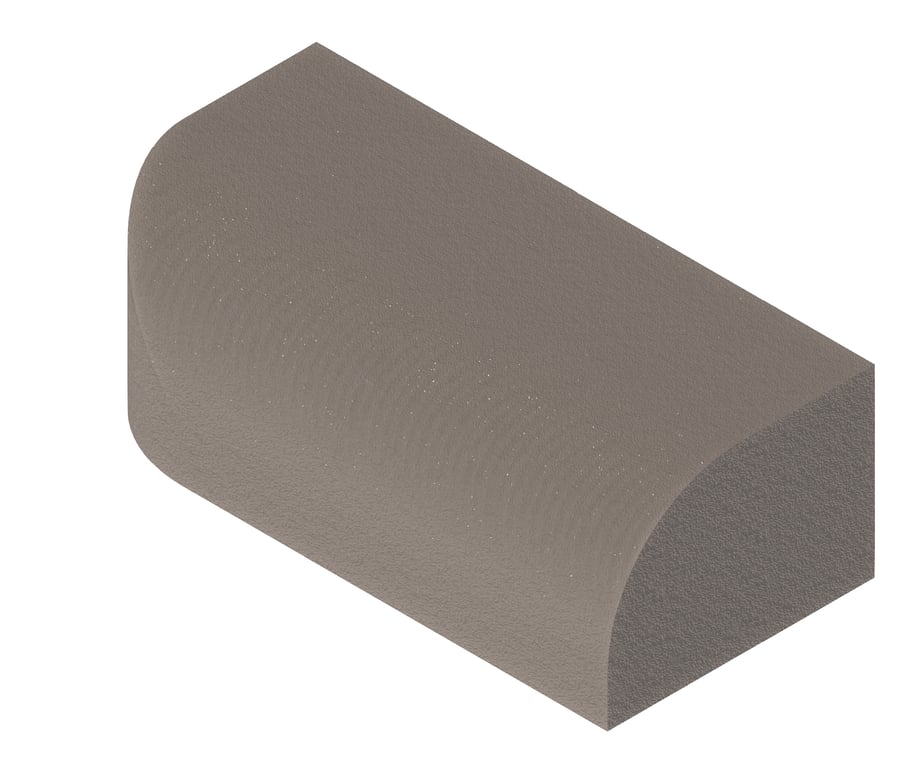 Image of Masonry Brick Brickworks BowralBricks Bullnose Single ExternalReturnRight