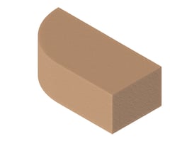 3D Presentation Image of Masonry Brick Brickworks BowralBricks Bullnose Single Full
