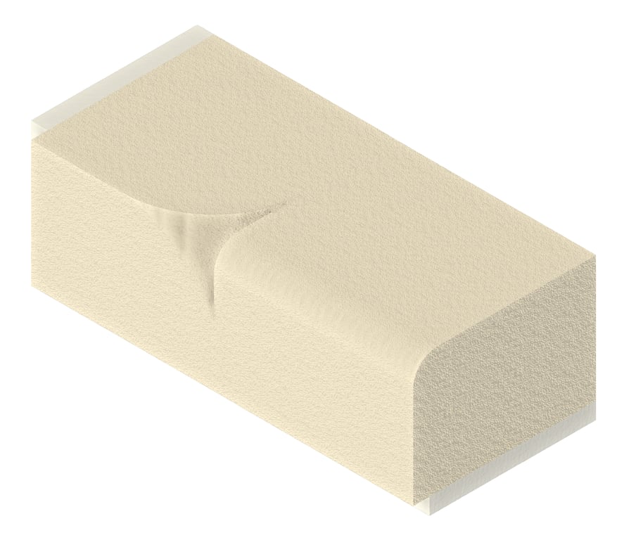 Image of Masonry Brick Brickworks BowralBricks Bullnose Single LongInternalReturnLeft