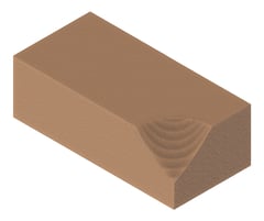 3D Presentation Image of Masonry Brick Brickworks BowralBricks Bullnose Single StopLeft