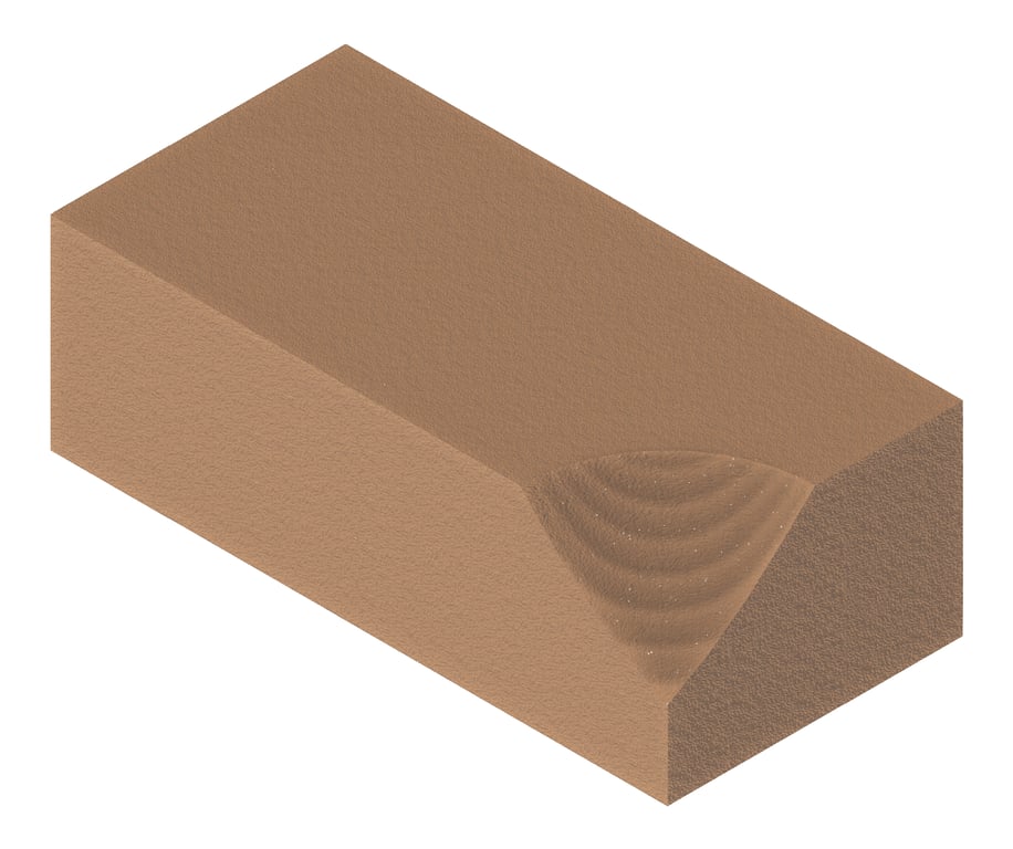 Image of Masonry Brick Brickworks BowralBricks Bullnose Single StopLeft