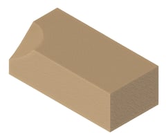 3D Presentation Image of Masonry Brick Brickworks BowralBricks Bullnose Single StopRight