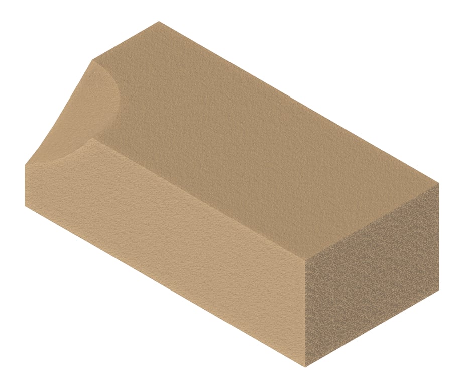 Image of Masonry Brick Brickworks BowralBricks Bullnose Single StopRight